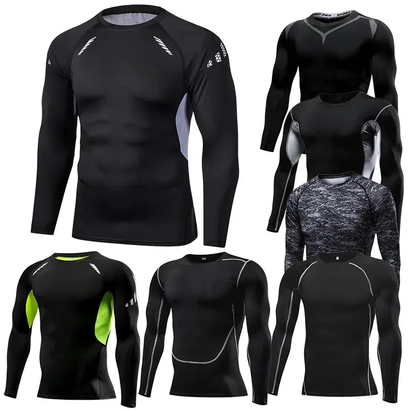 Men Compression Running T-Shirt Fitness